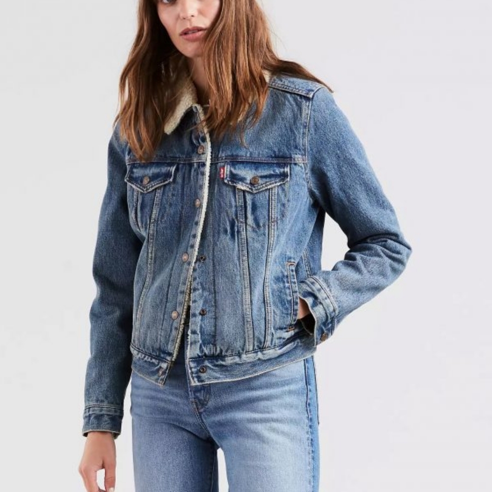 Levi's Sherpa Trucker denim Jacket